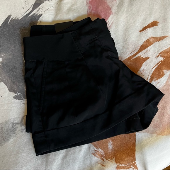 NWT, Express black silky shorts, size 2 - Picture 3 of 4